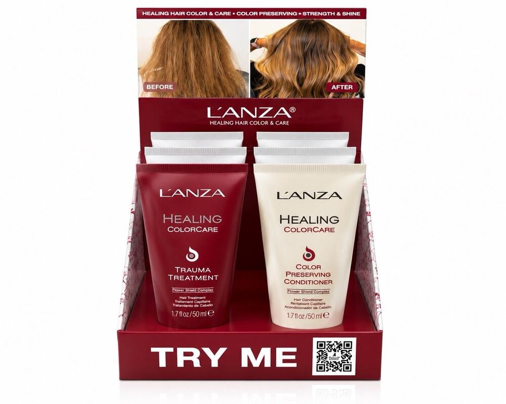 L’ANZA Healing ColorCare Travel Set 6 Pc Shampoo Conditioner Treatment 50ml
